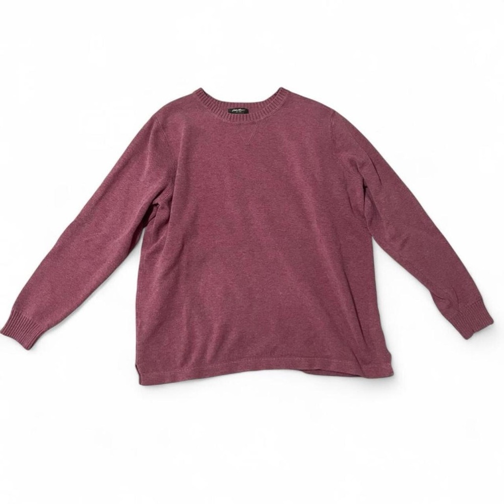 Eddie Bauer Plum Knit Sweater